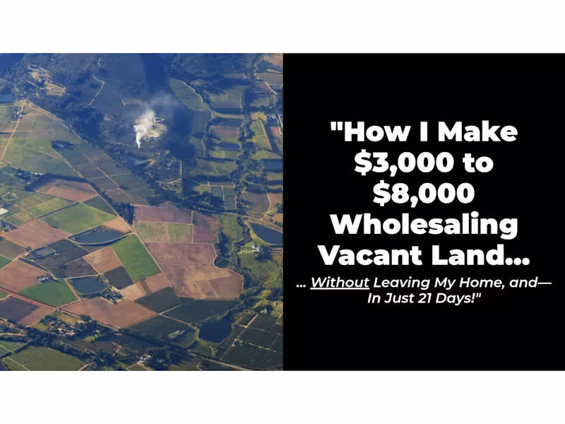 Cover image for "Virtual" Land Flipping