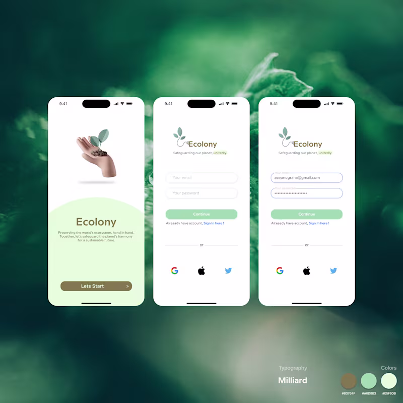 Cover image for Ecolony : Make more Green your life 