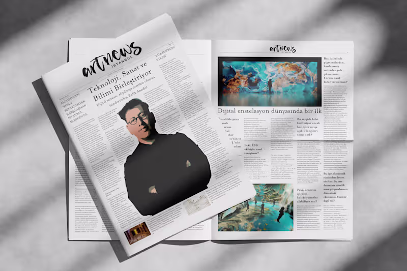 Cover image for ArtNews Istanbul Newspaper Design