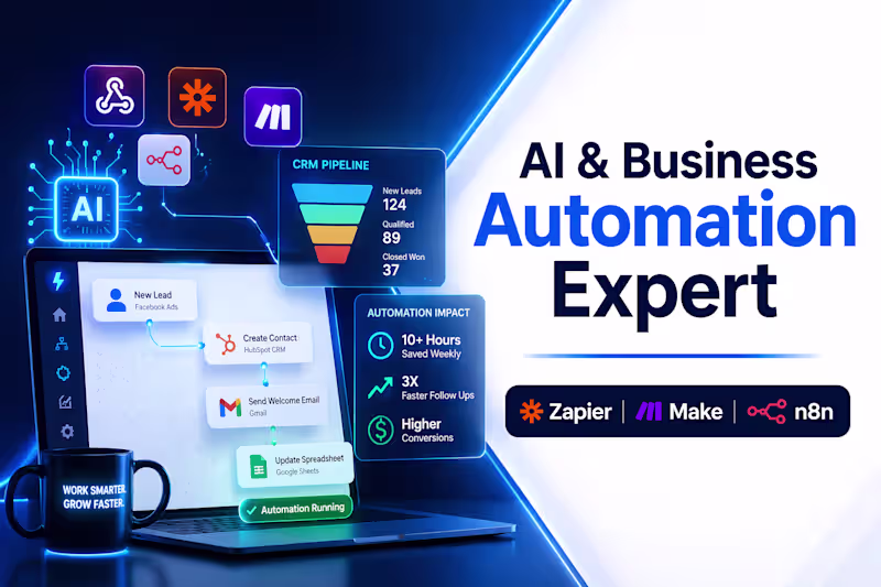 Cover image for AI Automation & Workflow Systems