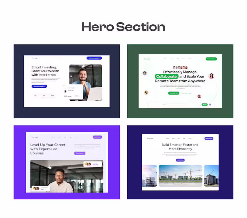 Cover image for Been playing around with hero section concepts lately — test...