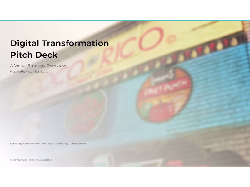 Cover image for Digital Transformation Pitch Deck — Vista Vibes Studio