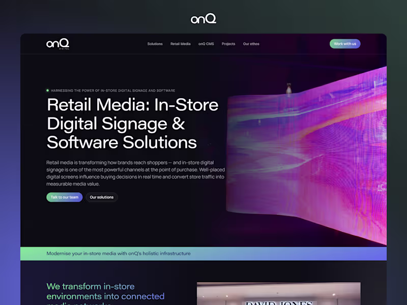Cover image for Brand new, large CMS powered