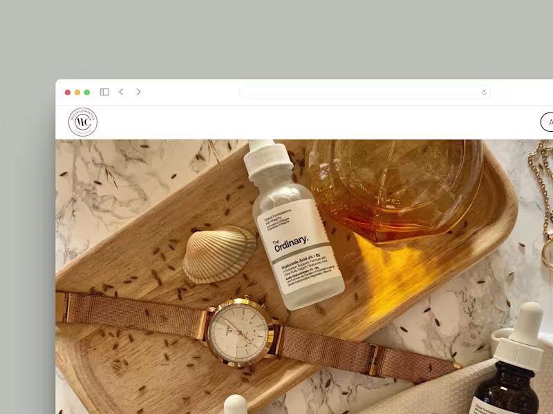 Cover image for Major Cosmetics - Website