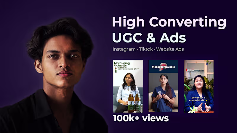 Cover image for UGC and Ads video editing