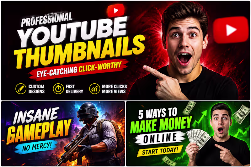 Cover image for Professional YouTube Thumbnail Creation