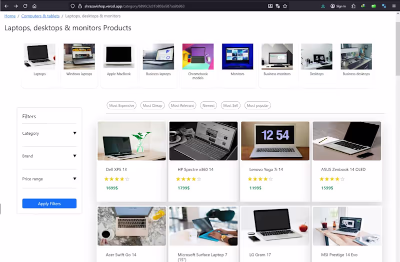 Cover image for Custom SaaS & E-commerce Development (React + Node)