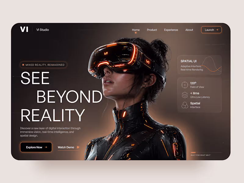 Cover image for VI Studio — Landing Page