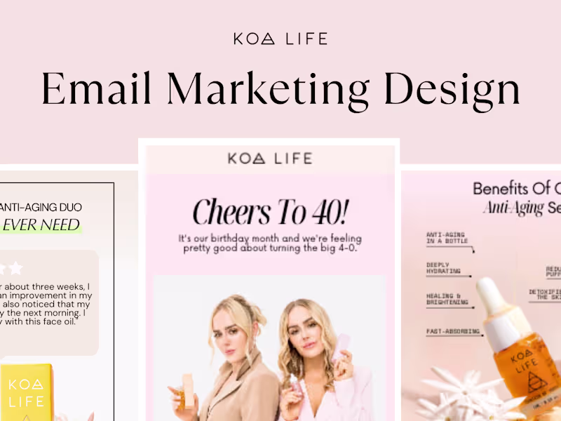 Cover image for Email Marketing for Skincare Brand