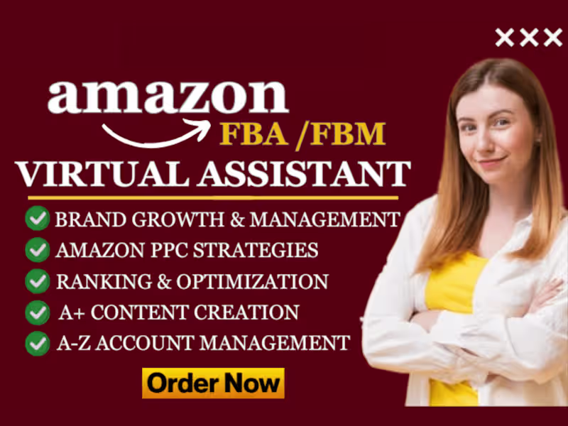 Cover image for Your professional amazon virtual assistant & PPC account manager