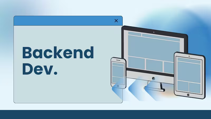 Cover image for Backend development 