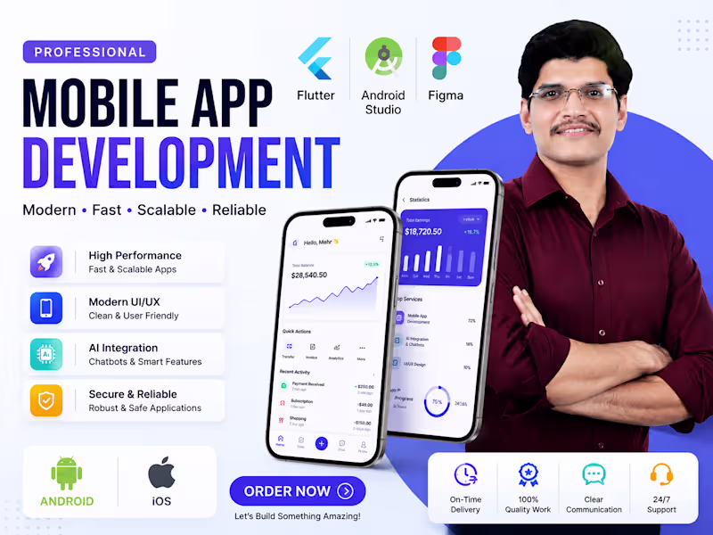 Cover image for  Flutter Mobile Apps for Your Custom Business 