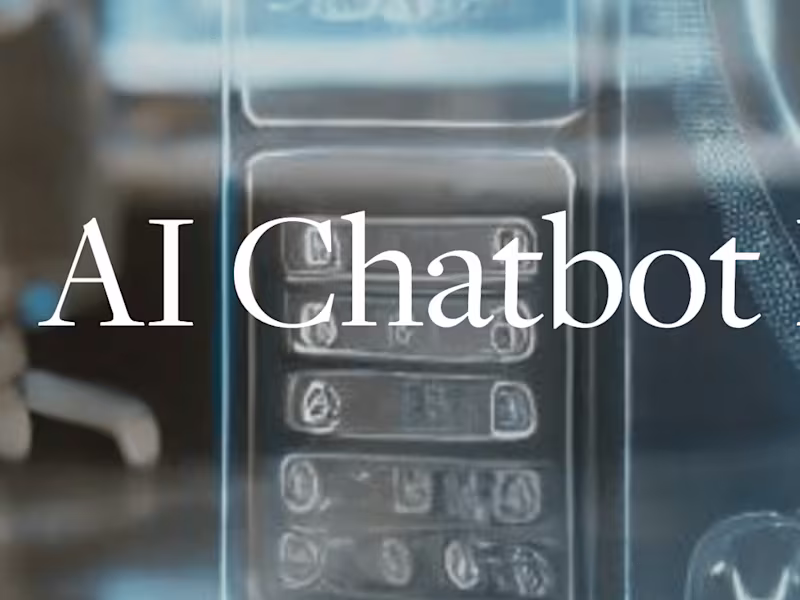 Cover image for AI Chatbot Design — Senior UX writer