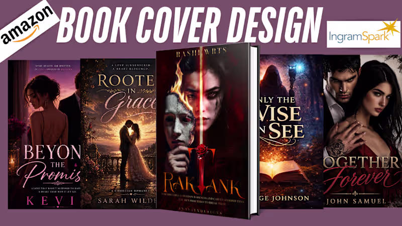 Cover image for Custom Book Cover Design for Amazon KDP & Print