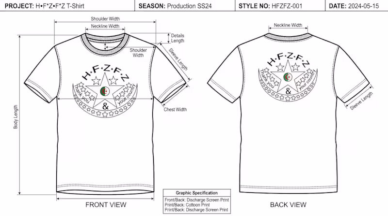 Cover image for Professional T-Shirt Tech Pack Design
A