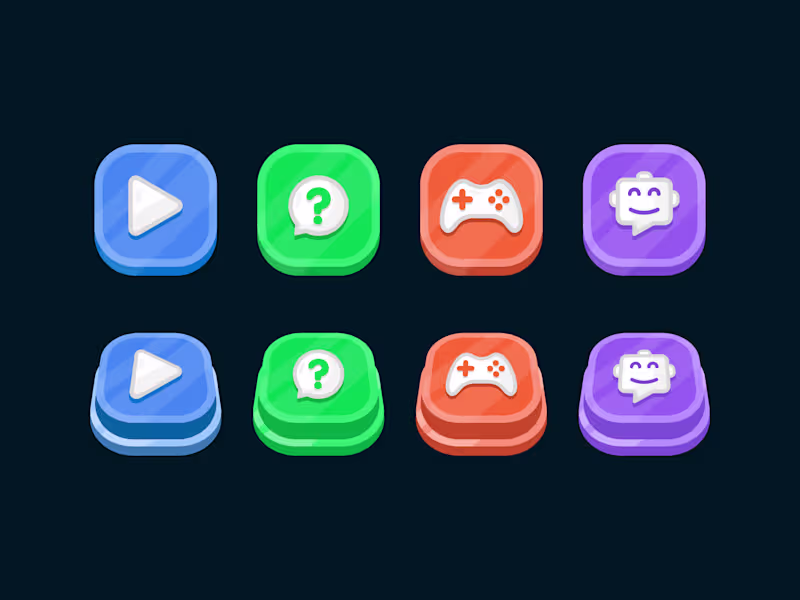 Cover image for Custom Button Design for Edtech Website