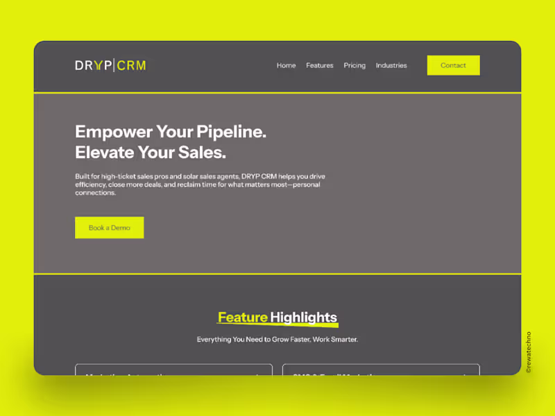 Cover image for DRYP | CRM