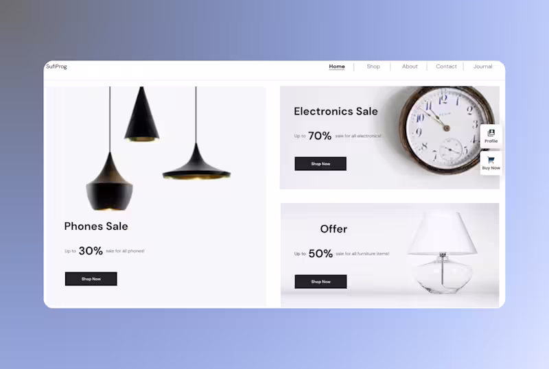 Cover image for Shandar Furniture | Custom Ecommerce