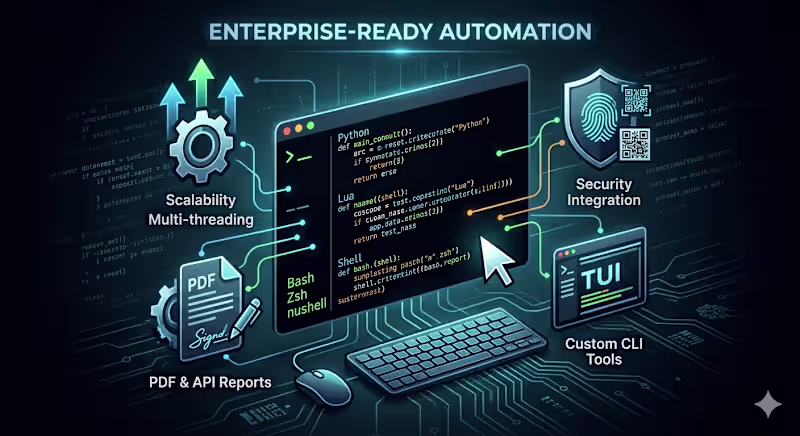 Cover image for Automation and Scripting in all