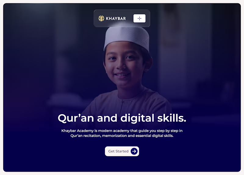 Cover image for Khaybar Academy Website Design Project