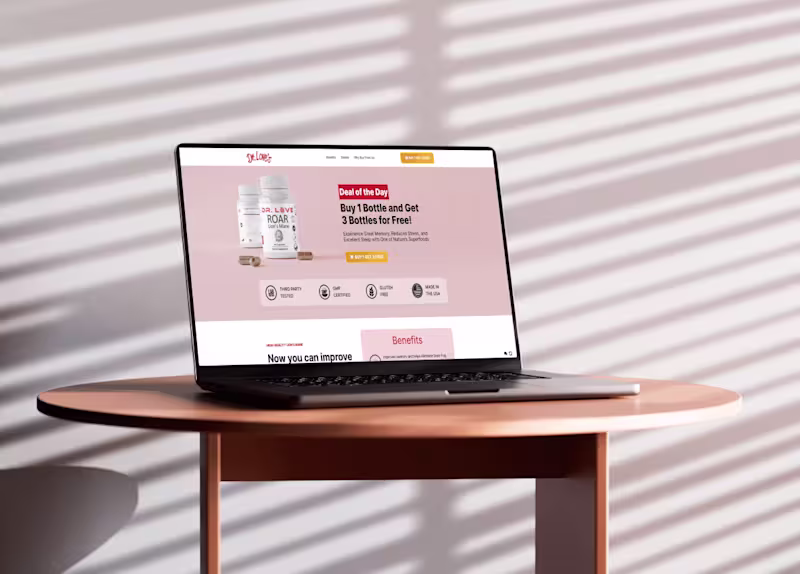 Cover image for Dr. Love's Supplements eCommerce Success