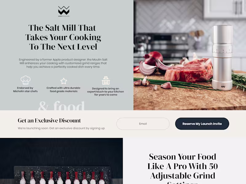 Cover image for Landing Page (1 pager)