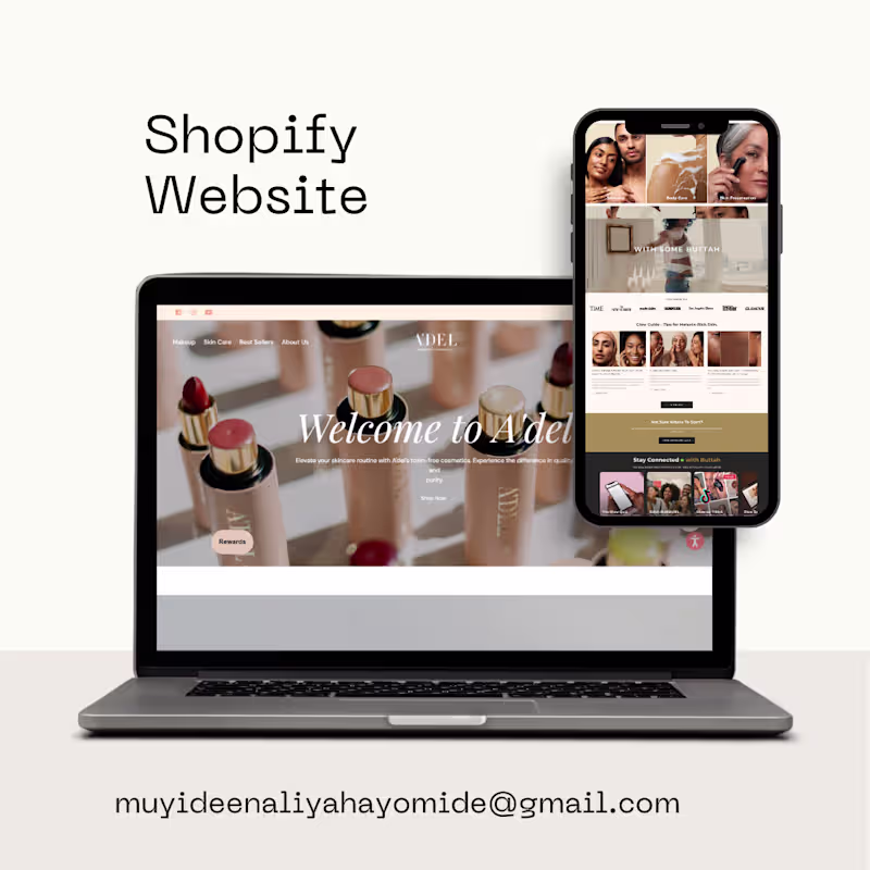 Cover image for Beauty & Skincare E-commerce Website