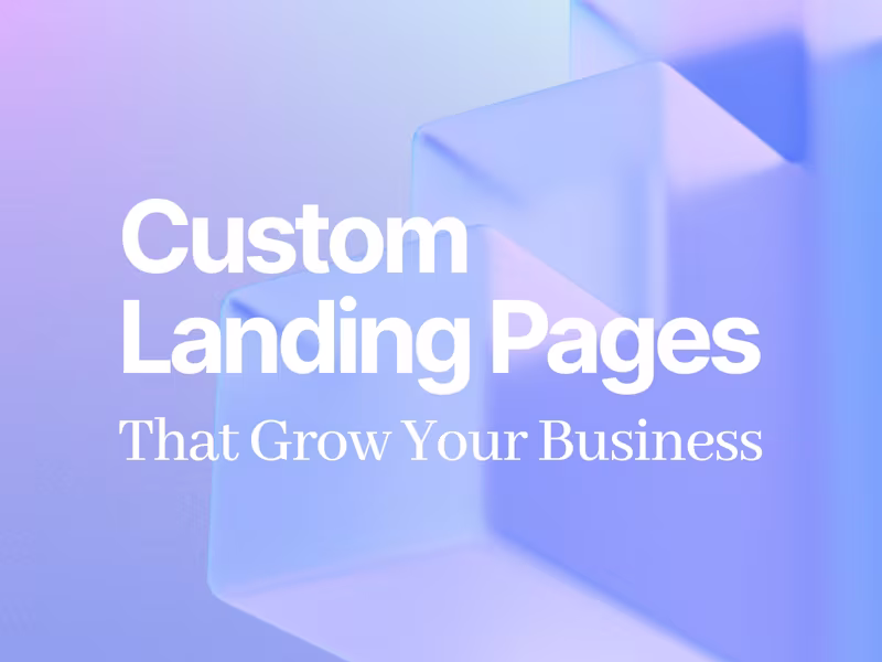 Cover image for High-Converting Landing Page Design & Development