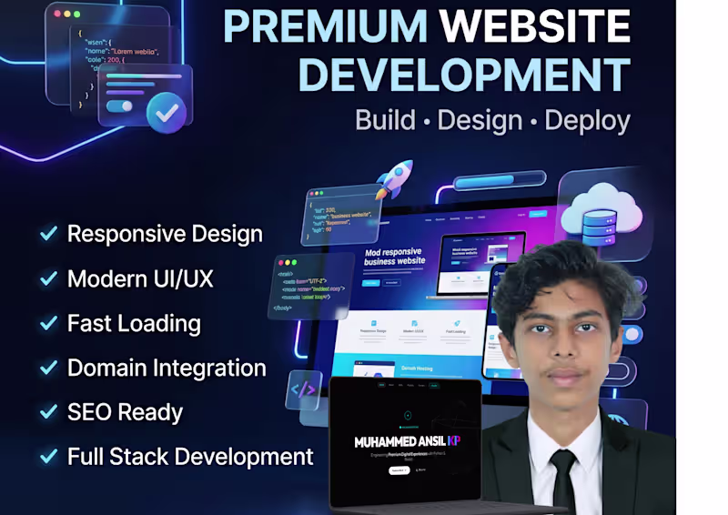 Cover image for Custom Website Development
