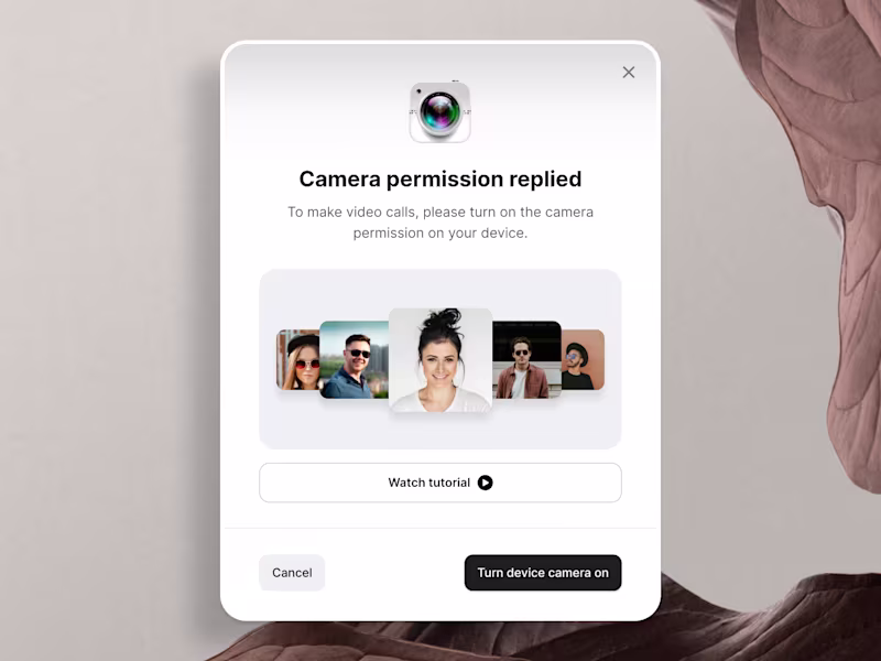 Cover image for Enable camera permissions 📷 Built to feel trustworthy, ligh...