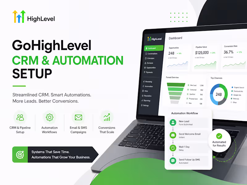 Cover image for GoHighLevel CRM & Automation Setup