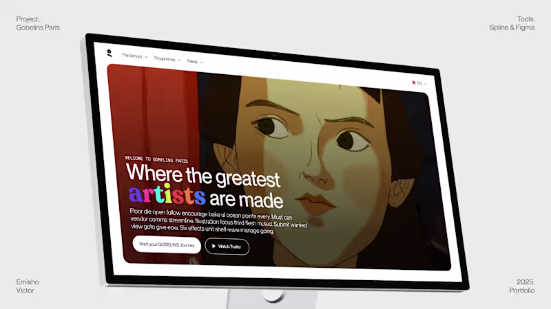 Cover image for Creative Website Design & Animation