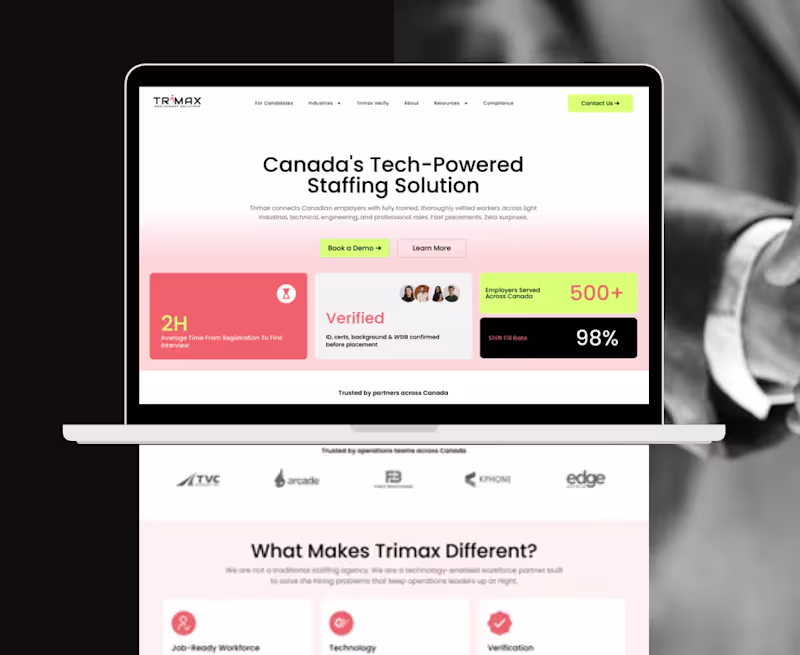 Cover image for Rebranding & Website Design

Brief: Trimax
