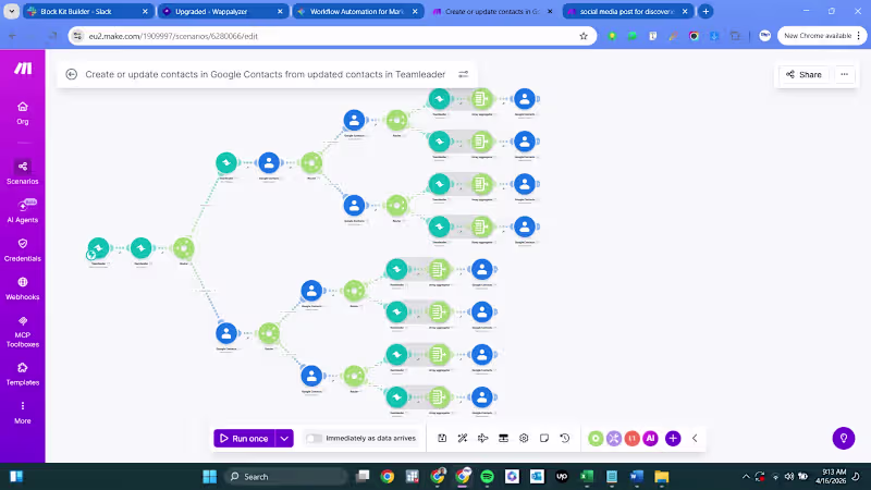 Cover image for Teamleader → Google Contacts Two-Way