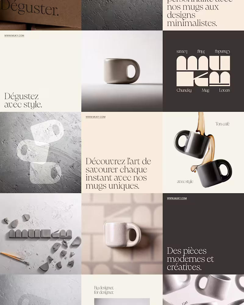 Cover image for ☕️ Muky ☕️ (Branding) The Chuncky Mug for a productive morni...