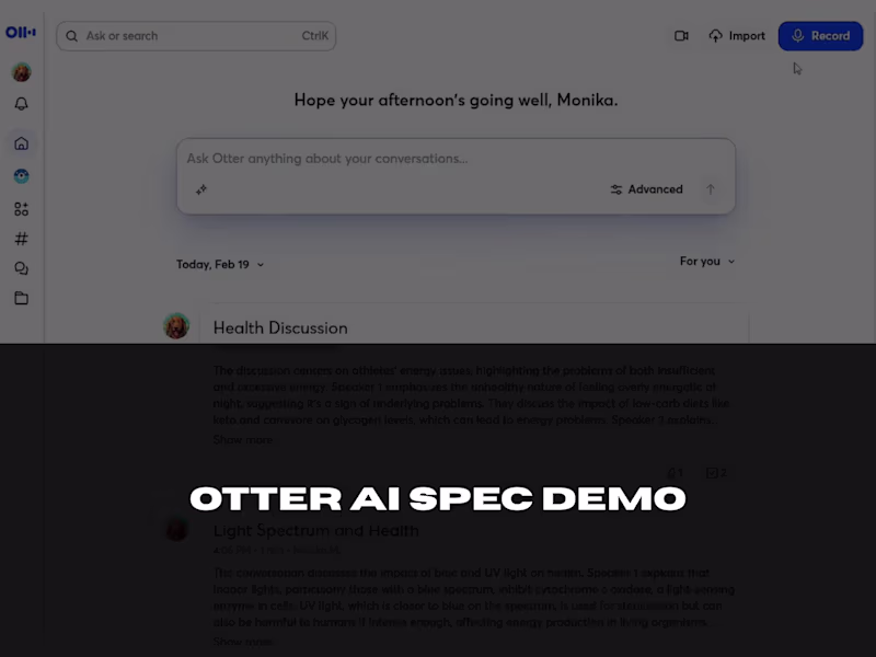 Cover image for Screen recording spec demo of