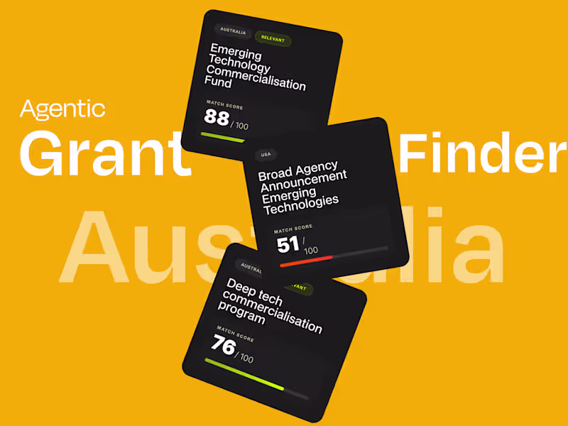 Cover image for Agentic Grant Discovery Tool Development