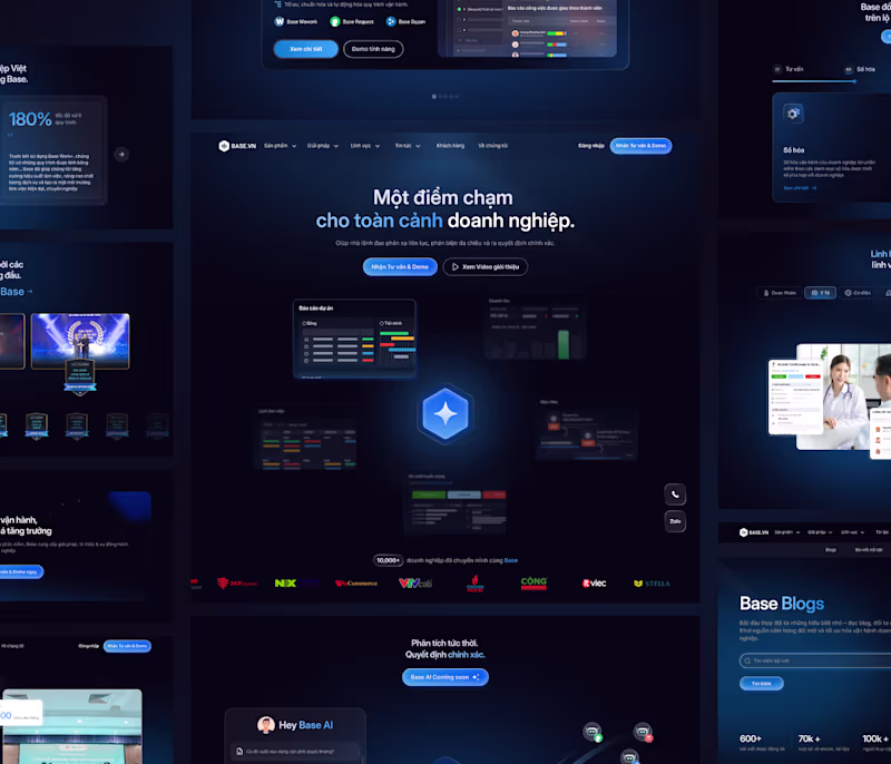 Cover image for Base.vn | Comprehensive UI/UX & Webflow Redesign