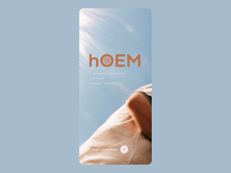 Cover image for hOEM Sensory Wellness App
