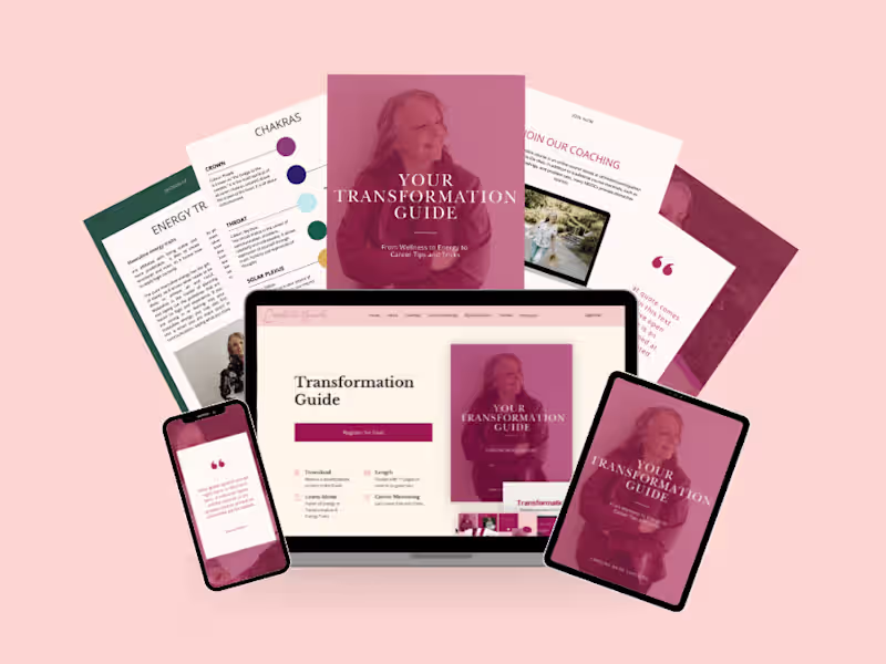 Cover image for Caroline Baird Coaching Brand + Web + Marketing + Content