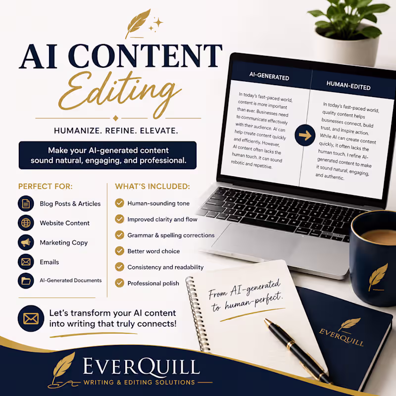 Cover image for EverQuill Writing & Editing Solutions
