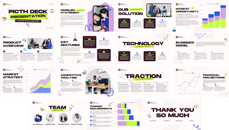Cover image for Pitch Deck - Template Design