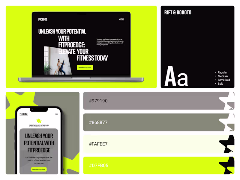 Cover image for ProEdge Landing Page Design
