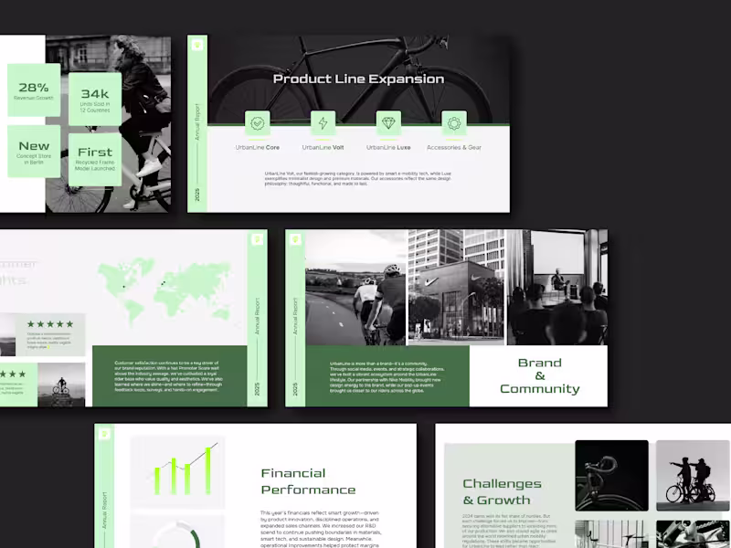 Cover image for Report Presentation Template