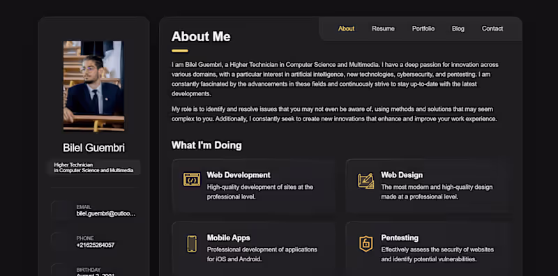 Cover image for Personal Portfolio