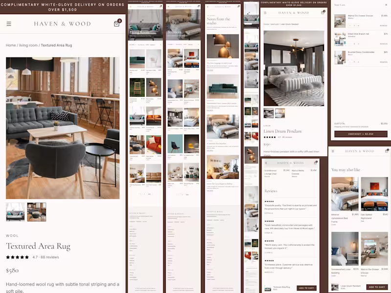 Cover image for Modern Furniture Shopify Storefront Design