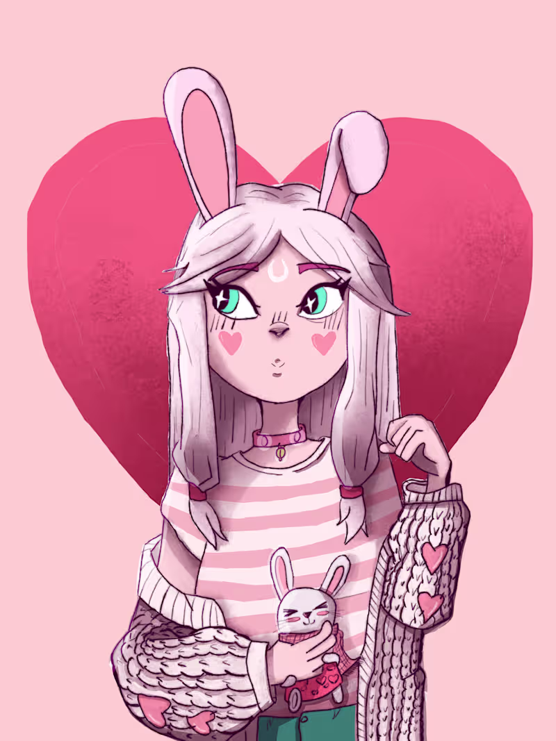 Cover image for dtiys rabbit drawing challenge 