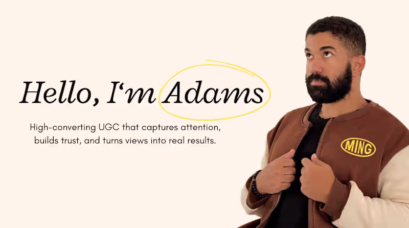 Cover image for UGC Content Creator
