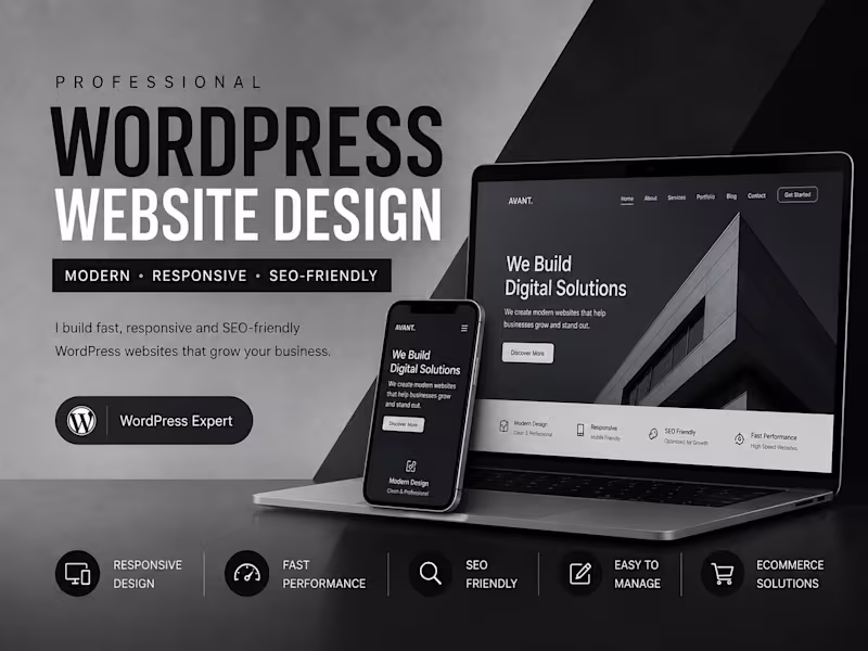 Cover image for Professional WordPress Website Design & Development