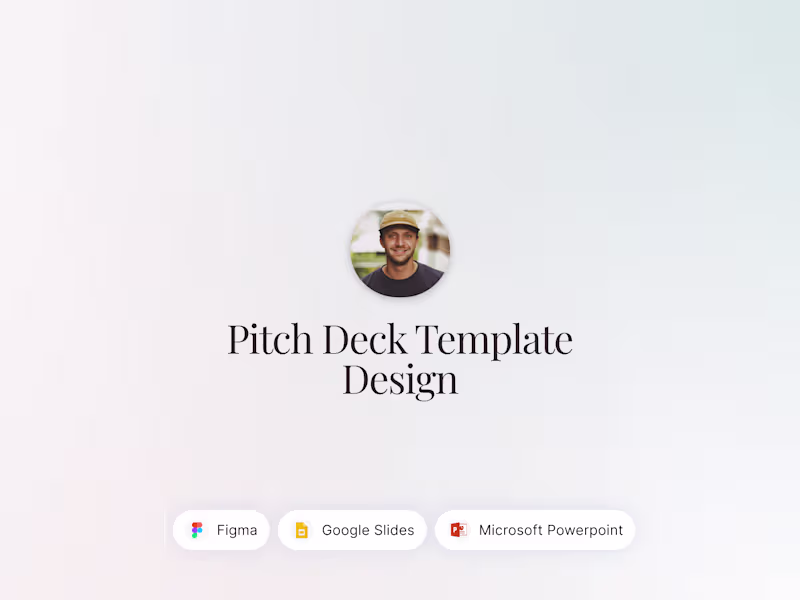 Cover image for Pitch Deck Template Design